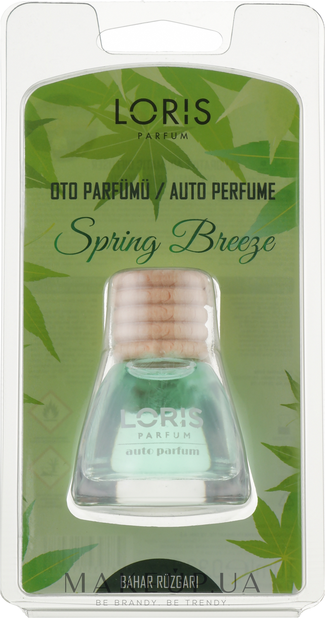 Ароматическая подвеска для автомобиля "Весенний ветер" - Loris Parfum Loris Spring Breeze — фото 10ml