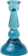 Парфумерія, косметика Скляний підсвічник - Paddywax Tall Glass Taper Holder Blue