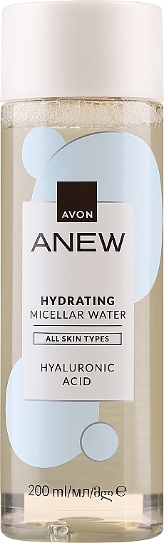 Відновлювальна міцелярна вода з гіалуроновою кислотою - Avon Anew Revitalising Micellar Water — фото N3