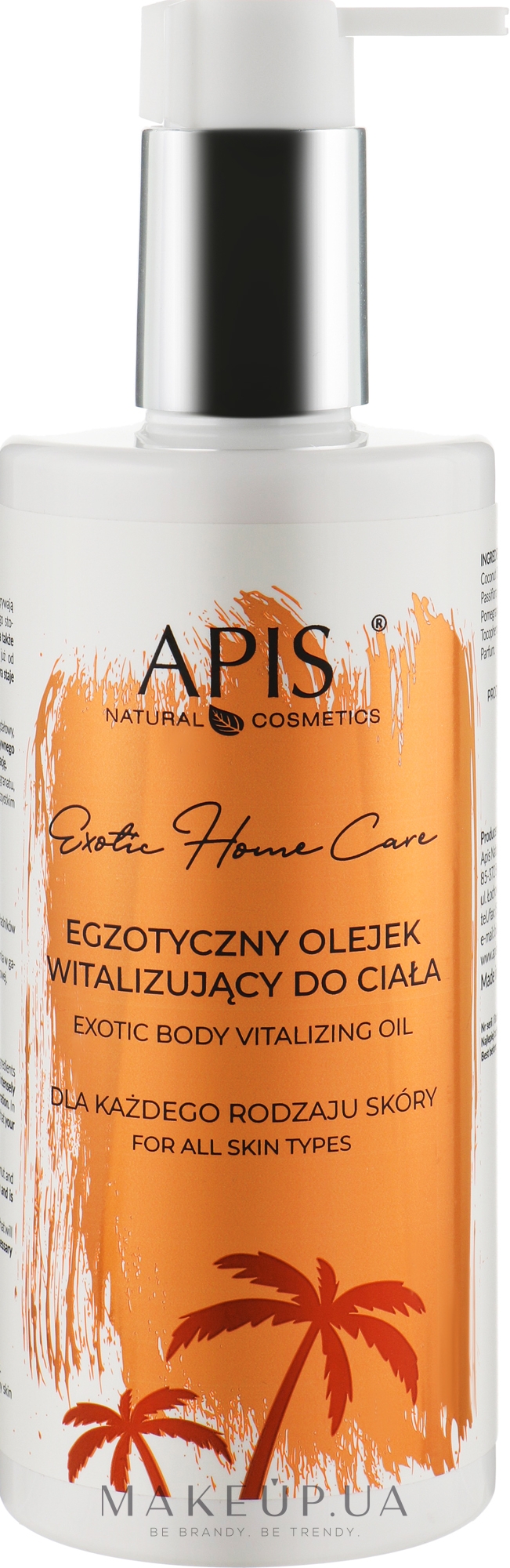 Олія для тіла - Apis Professional Exotic Home Care Vitalizing Body Oil — фото 300ml