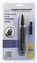 Триммер для носа и ушей, черный - Esperanza EBG004K Spike Black — фото N2