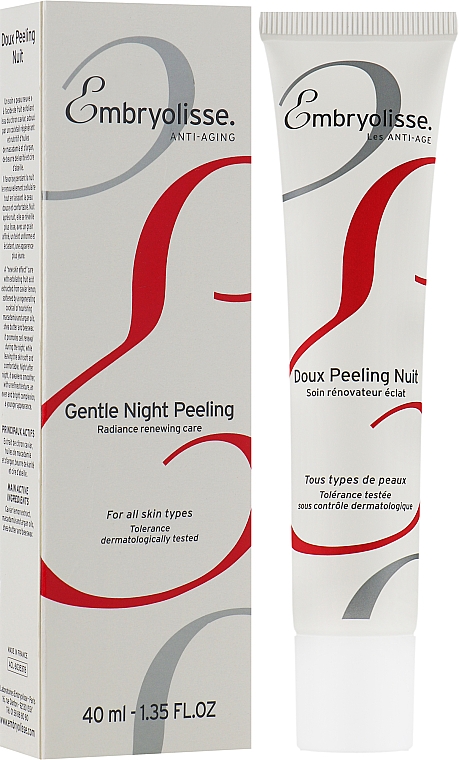 Ночной регенерирующий пилинг для лица - Embryolisse Laboratories Anti-Aging Gentle Night Peeling — фото N2