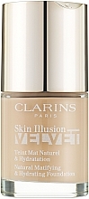 Парфумерія, косметика Тональна основа для обличчя  - Clarins Skin Illusion Velvet