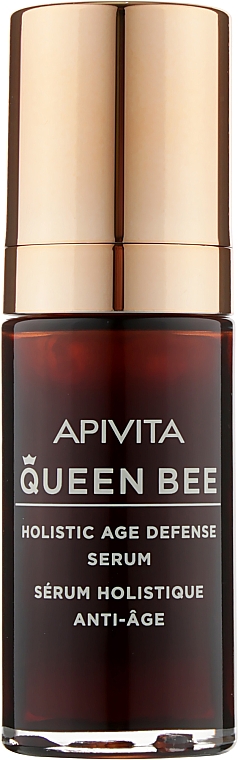 Сыворотка для комплексной защиты от старения кожи - Apivita Queen Bee Holistic Age Defense Serum — фото N1