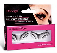 Духи, Парфюмерия, косметика Накладные ресницы с клеем, 9230 - Donegal Full Highlight Eye Lashes