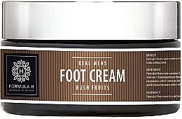 Парфумерія, косметика Крем для ніг - Formula H Real Mens Bush Fruits Foot Cream