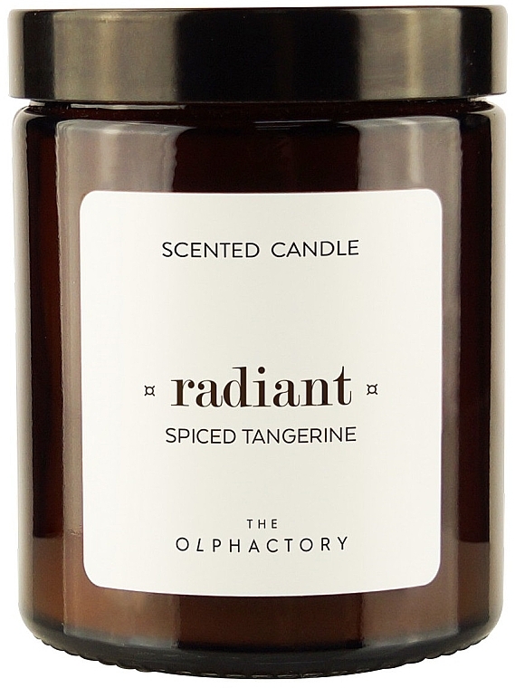 Ароматическая свеча в банке - Ambientair The Olphactory Radiant Spiced Tangerine Scented Candle — фото N1