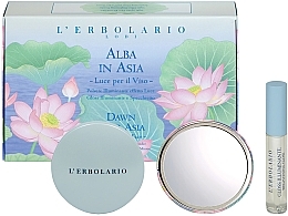 Духи, Парфюмерия, косметика L'Erbolario Alba in Asia - Набор (powder/8.5g + lip/gloss/7.5ml + mirror)