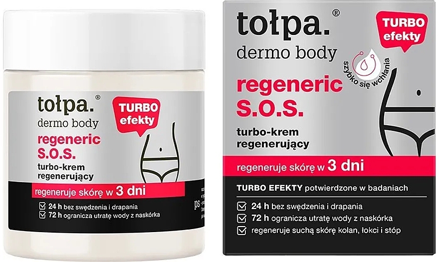 Крем для тіла - Tolpa Dermo Body Regeneric S.O.S. Regenerating Cream — фото N1