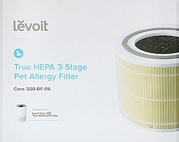 Парфумерія, косметика Фільтр для очищувача повітря, 3-ступеневий, захист від алергії на тварин - Levoit Air Cleaner Filter Core 300 True HEPA 3-Stage Original Pet Allergy Filter