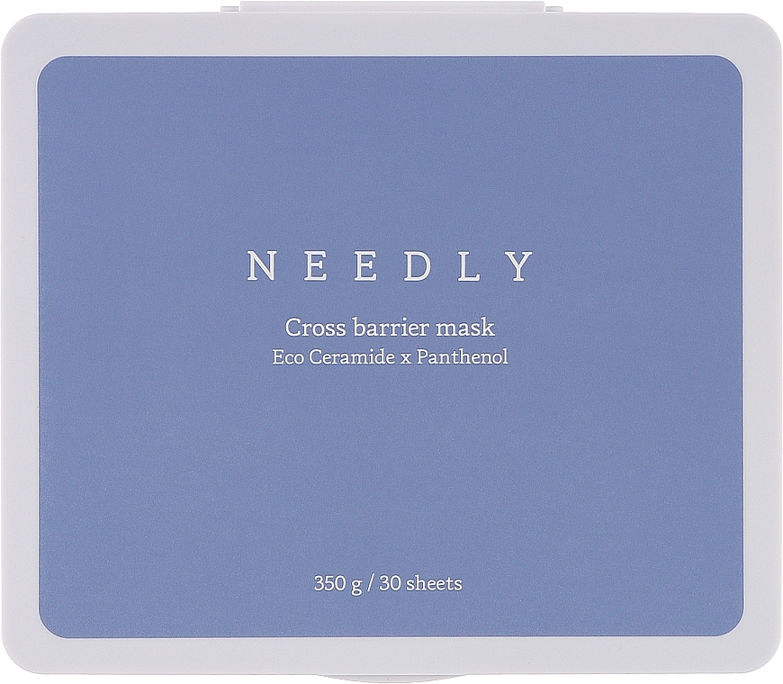 Набір тканинних масок із керамідами та пантенолом - Needly Crossbarrier Mask — фото N1