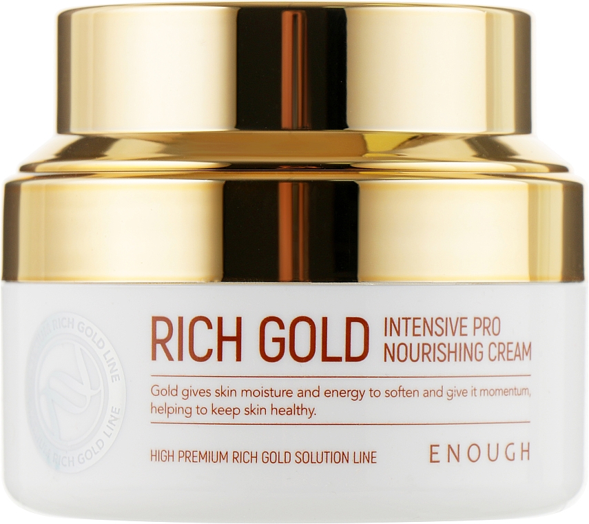 Інтенсивний живильний крем для обличчя на основі іонів золота - Enough Rich Gold Intensive Pro Nourishing Cream — фото N1