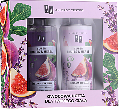 Духи, Парфюмерия, косметика УЦЕНКА Набор - AA Super Fruits&Herbs Set (sh/gel/500ml + b/lot/500ml) *