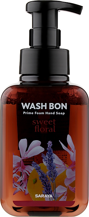 Мыло-пена для рук с ароматом цветов - Wash Bon Prime Foam Hand Wash — фото N1
