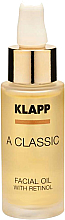 Парфумерія, косметика УЦІНКА Олія для обличчя з ретинолом - Klapp A Classic Facial Oil With Retinol *