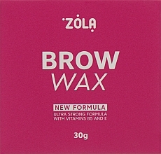 Воск для фиксации бровей - Zola Brow Wax (мини) — фото N4