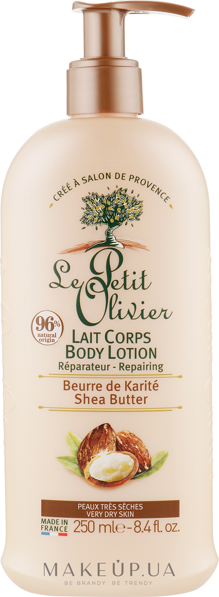 Ультра-увлажняющий лосьон для тела с Маслом Ши - Le Petit Olivier Body Care with Shea Butter — фото 250ml