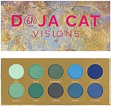 Духи, Парфюмерия, косметика Палетка тіней для повік - BH Cosmetics X Doja Cat Visions Eyeshadow Palette