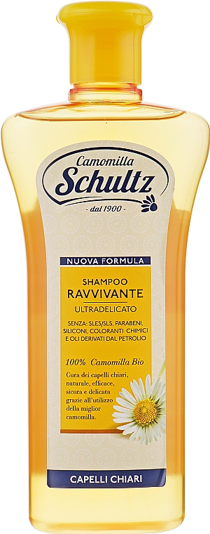 Шампунь для світлого волосся, освіжальний - Schultz Camomilla Shampoo — фото N1