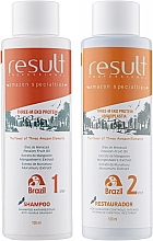 Духи, Парфюмерия, косметика Набор - Result Professional Three-M Eko Protein (shm/100ml + hair/balm/100ml)