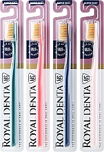 Набор экстрамягких зубных щеток с наночастицами золота - Royal Denta Gold Super Soft (t/brush/4pcs) — фото N2