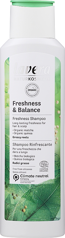 Шампунь для волос - Lavera Freshness & Balance Shampoo