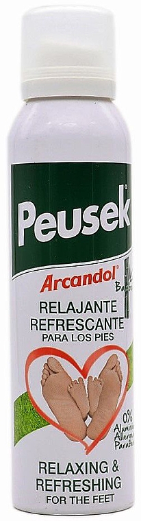 Спрей для ног - Peusek Arcandol Refreshing And Relaxing Feet Spray — фото N1