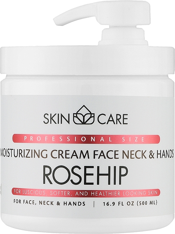 Увлажняющий и питательный крем с шиповником для лица, шеи и рук - Dead Sea Collection Skin Care Rose Hip Moisturizing & Nourishing Cream — фото N1