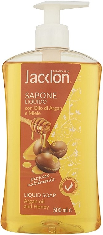 Жидкое мыло "Argan Oil & Honey" - Jacklon Liquid Soap — фото N1