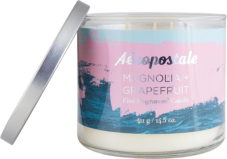 Ароматическая свеча - Aeropostale Magnolia & Grapefruit Fine Fragrance Candle — фото N2