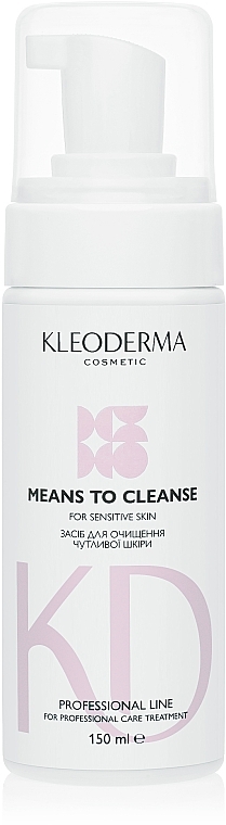 Піна для очищення чутливої шкіри - KleoDerma Means To Cleanse Sensitive Skin