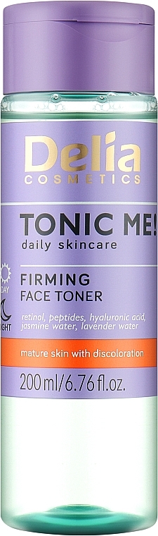 Укрепляющий тоник для лица - Delia Cosmetics Tonic Me — фото N1