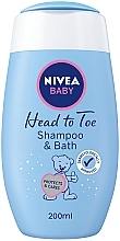 Парфумерія, косметика Шампунь-піна для ванн - NIVEA Baby Soft Shampoo&Bath 2w1
