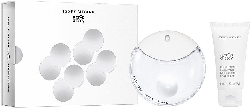Issey Miyake A Drop D'Issey - Набор (edp/50ml + hand/cr/50ml) — фото N1