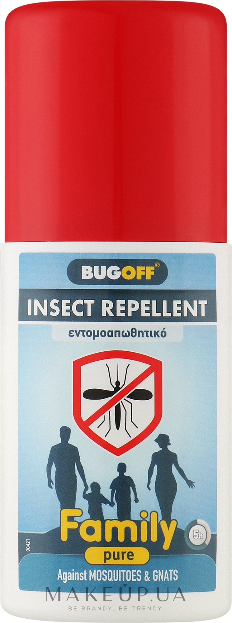Спрей від укусів комах "Сімейний" - Madis Bug Off Insect Repellent Family Pure — фото 100ml