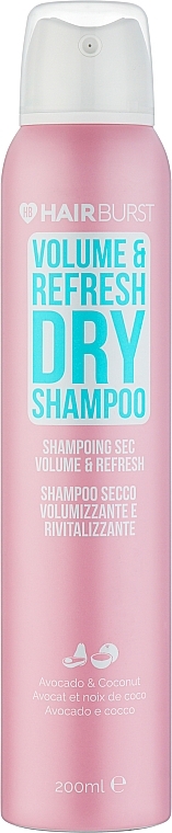 Сухий шампунь - Hairburst Volume & Refresh Dry Shampoo — фото N3