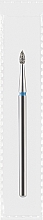 Фреза алмазная синяя "Капля", диаметр 1,6 мм, длина 4 мм - Divia DF004-16-B — фото N1