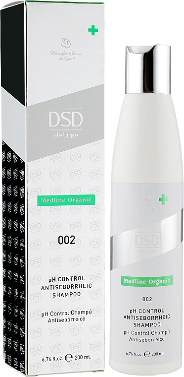PH контроль антисеборейный шампунь № 002 - Simone DSD de Luxe Medline Organic pH Control Antiseborrheic Shampoo — фото N2
