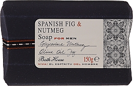 Bath House Spanish Fig and Nutmeg - Набор (edc/100ml + sh/gel/260ml + shave/balm/100ml + soap/150g) — фото N6