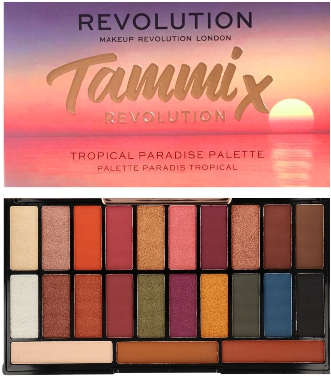 Палетка тіней для повік - Makeup Revolution X Tammi Tropical Paradise Palette — фото N1