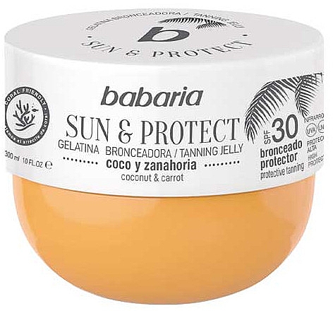 Желе для загара - Babaria Sun & Protect Tanning Jelly SPF30 — фото N1