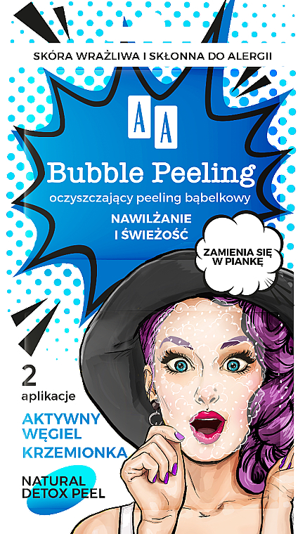 Маска-пілінг для обличчя - AA Bubble Peeling — фото N1