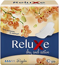 Парфумерія, косметика Прокладки гігієнічні жіночі, 10 шт. - Reluxe Premium Regular Dry And Active