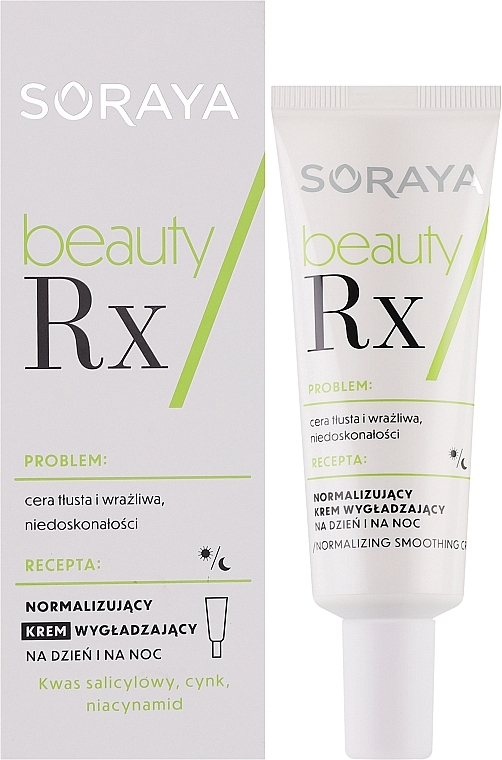 Нормалізувальний розгладжувальний крем для обличчя - Soraya Beauty Rx — фото N2