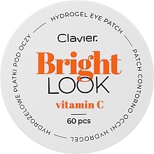 Парфумерія, косметика Гідрогелеві патчі для очей з вітаміном С - Clavier Bright Look Vitamin C Hydrogel Eye Patch