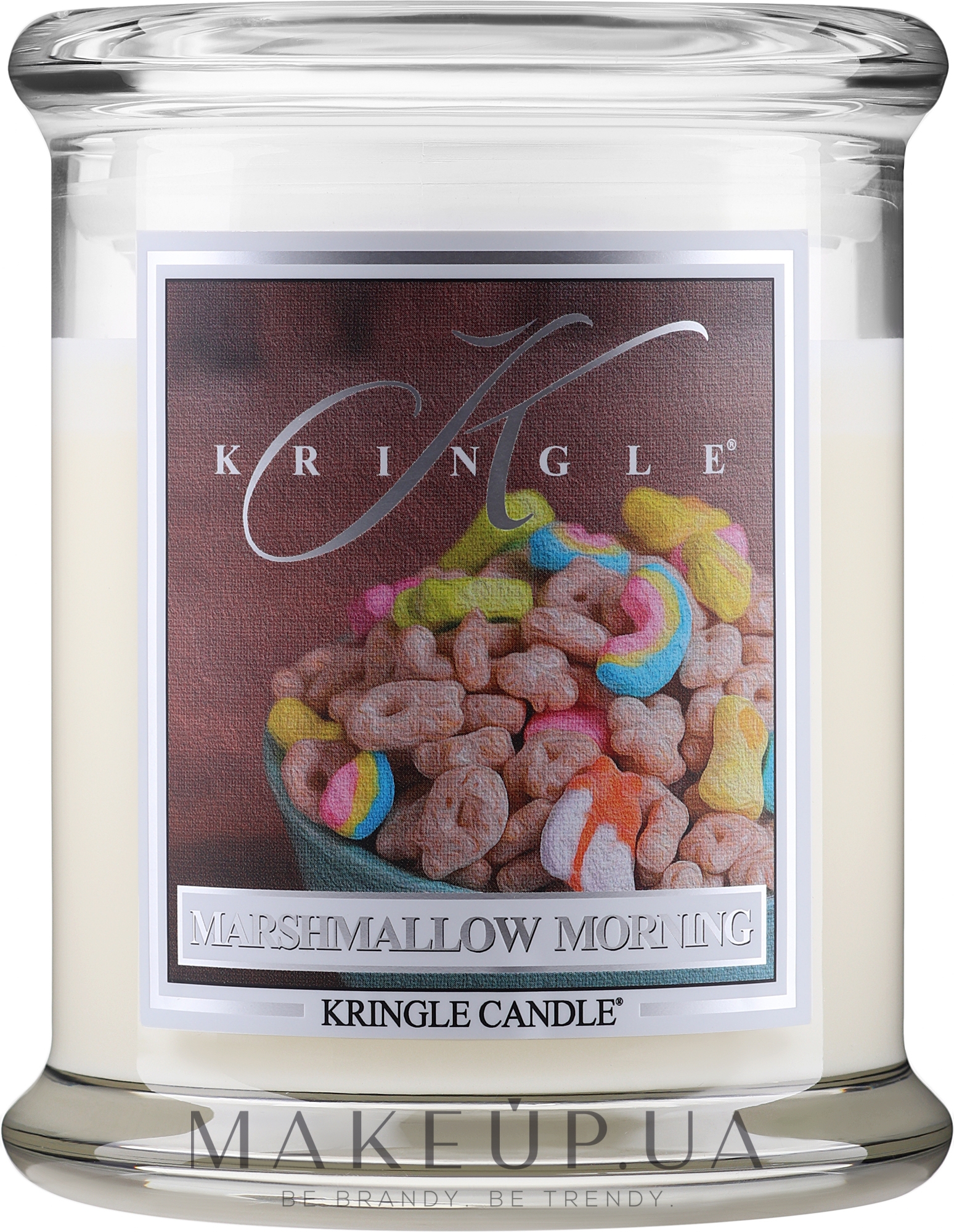 Ароматическая свеча в стакане с 2 фитилями - Kringle Candle Marshmallow Morning — фото 411g