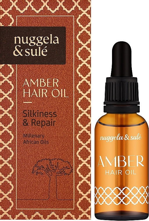 Янтарное масло для волос - Nuggela & Sule Amber Hair Oil — фото N2