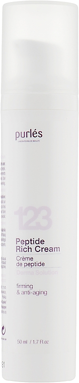 Живильний крем з пептидами - Purles Derma Solution 123 Peptide Rich Cream — фото N2