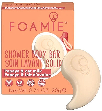 Твердая пена для душа - Foamie Nourishing Shower Soap Oat To Be Smooth Travel Size — фото N1