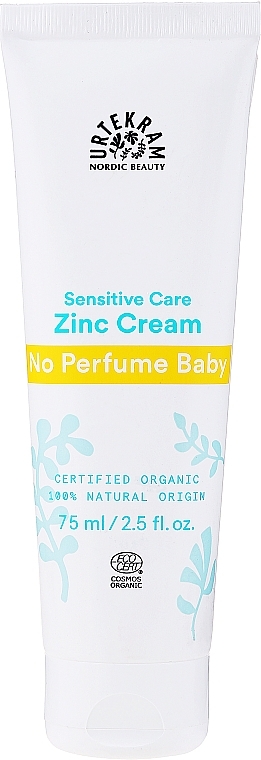 УЦІНКА Дитячий органічний цинковий крем без запаху - Urtekram No Perfume Baby Zinc Cream Bio * — фото N1